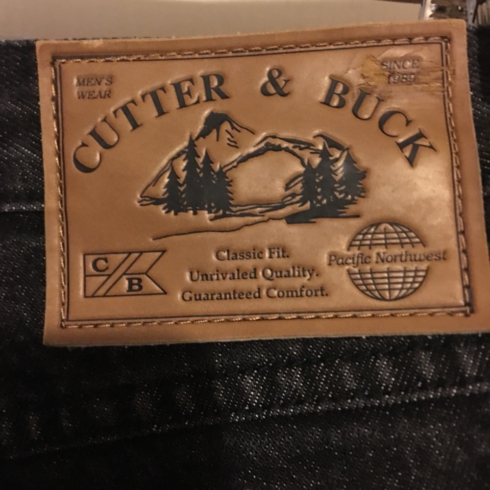 Men’s Black Cutter and Buck Jeans